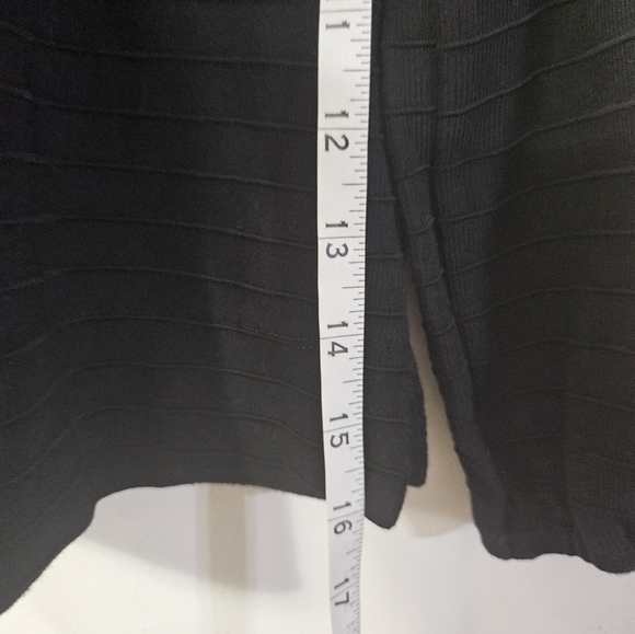 Loft Black Ribbed square neck sweater! - Picture 5 of 6